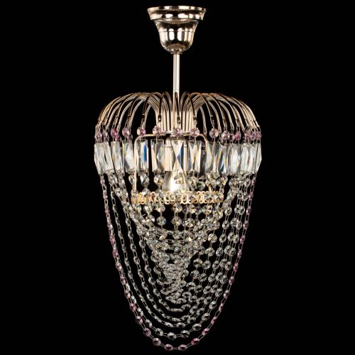 Люстра Малинка Водоворот розовая в Самаре Гусь Хрустальный