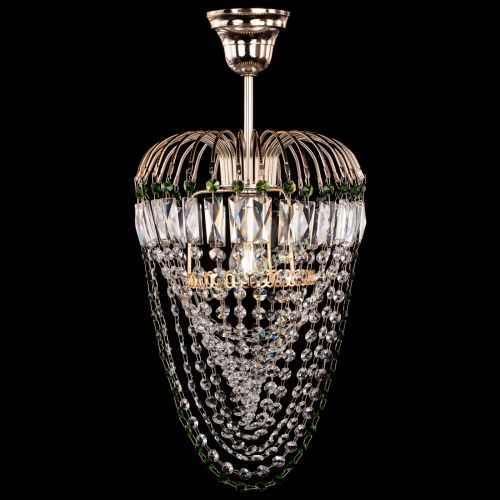 Люстра Малинка Водоворот зеленая в Самаре Гусь Хрустальный