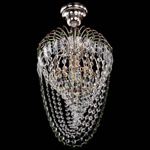 Люстра Малинка Водоворот зеленая в Самаре Гусь Хрустальный