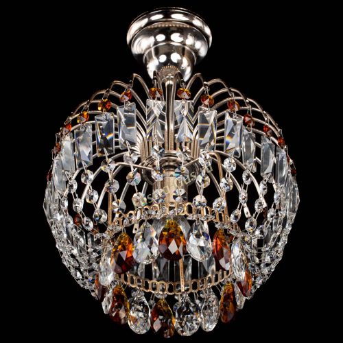 Люстра Малинка чайная в Самаре Гусь Хрустальный