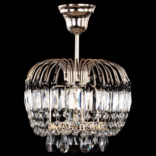 Люстра Малинка черная в Самаре Гусь Хрустальный