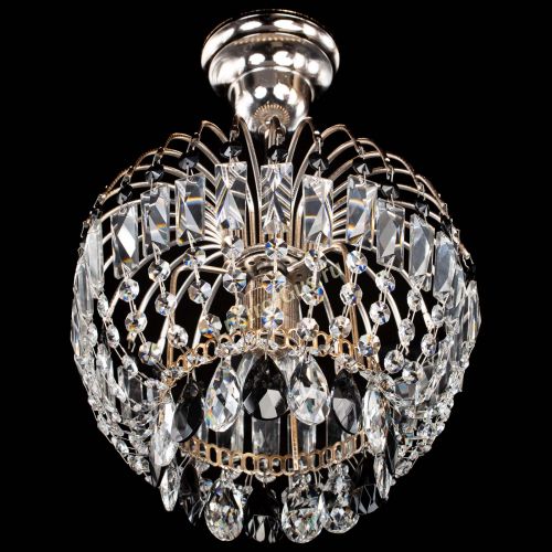 Люстра Малинка черная в Самаре Гусь Хрустальный