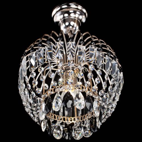 Люстра Малинка черная в Самаре Гусь Хрустальный