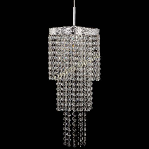 Люстра Милан №1 каскад на тросе в Самаре Гусь Хрустальный