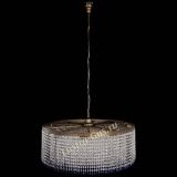 Люстра Милан капель №10 под бронзу синяя с подвесом в Самаре