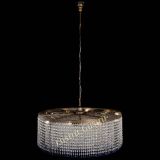 Люстра Милан капель №10 под бронзу синяя с подвесом в Самаре