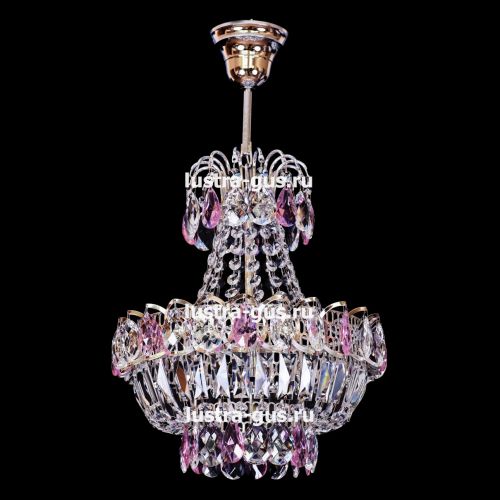 Люстра Натали малая цветная в Самаре Гусь Хрустальный