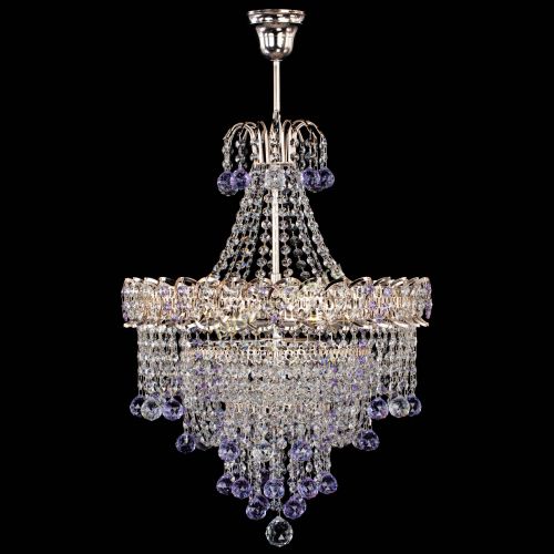 Люстра Натали Софья фиолетовая в Самаре Гусь Хрустальный