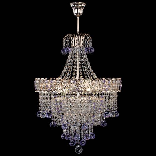 Люстра Натали Софья фиолетовая в Самаре Гусь Хрустальный