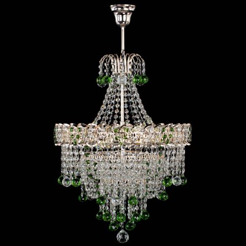 Люстра Натали Софья зеленая в Самаре Гусь Хрустальный