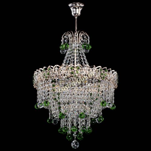 Люстра Натали Софья зеленая в Самаре Гусь Хрустальный