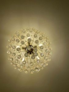 Люстра Капель Лепесток Шар  30мм с подвесом в Самаре отзыв и фото покупателя