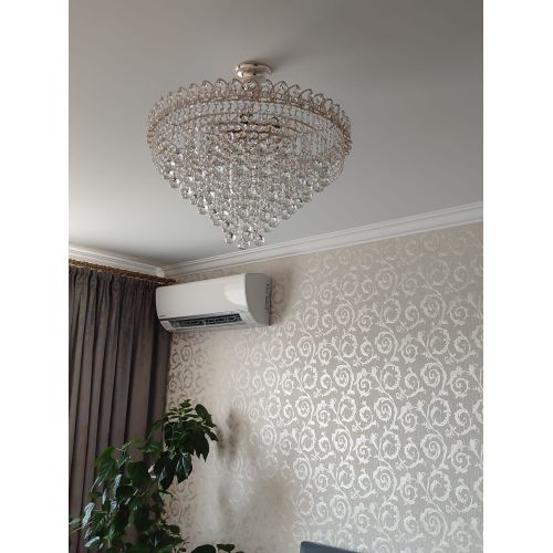 Люстра Капель Лепесток Шар  30мм с подвесом в Самаре Гусь Хрустальный