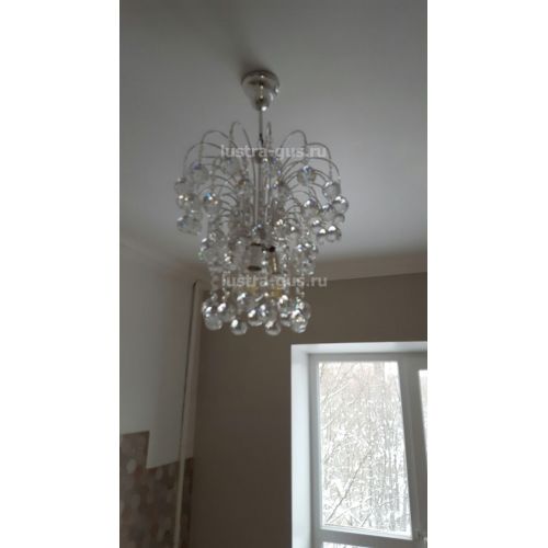 Люстра Каскад Шар 40 мм в Самаре Гусь Хрустальный