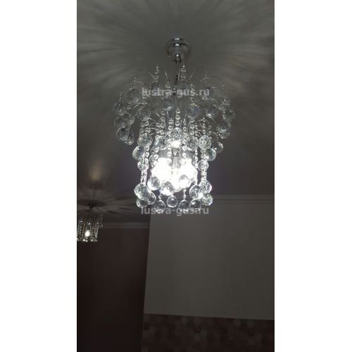Люстра Каскад Шар 40 мм в Самаре Гусь Хрустальный