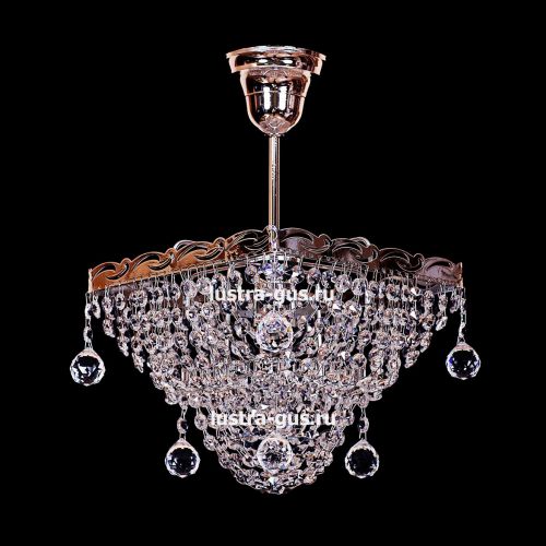 Люстра Квадрат 1 лампа с подвесом в Самаре Гусь Хрустальный