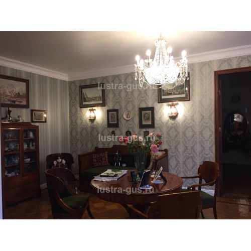 Люстра Елизавета №13 в Самаре Гусь Хрустальный