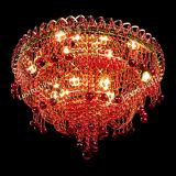 Люстра Водопад Софья красная в Самаре