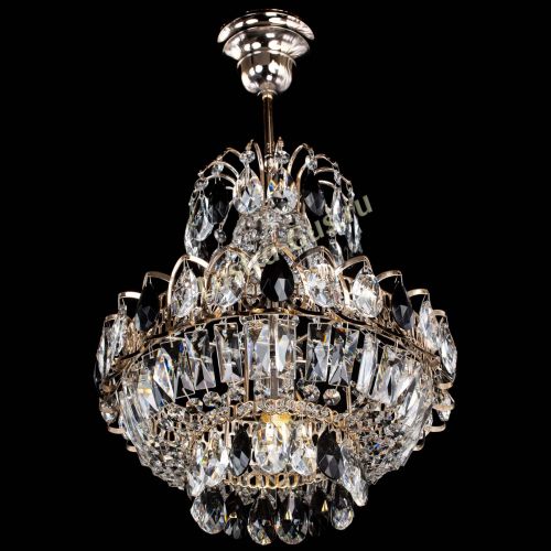 Люстра Ника 1 лампа черная в Самаре Гусь Хрустальный