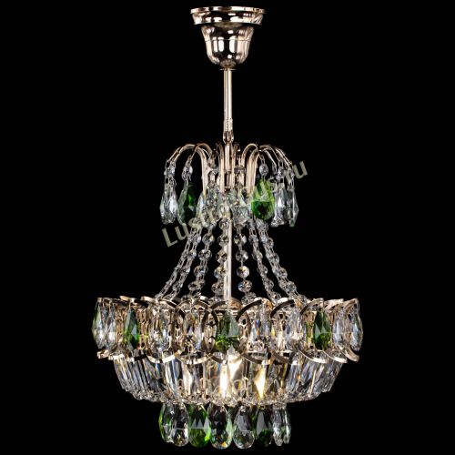 Люстра Ника 1 лампа зеленая в Самаре Гусь Хрустальный