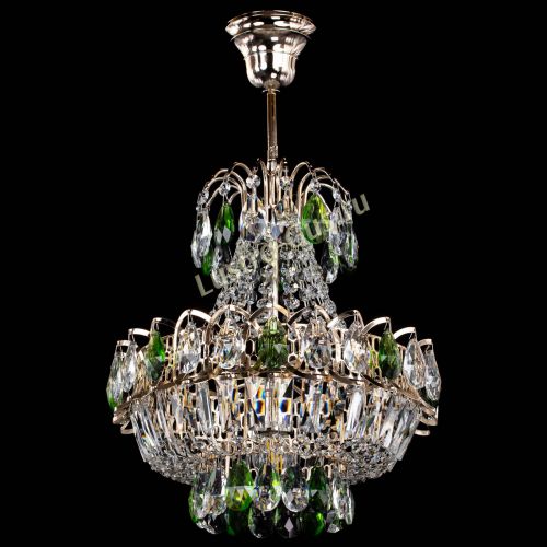 Люстра Ника 1 лампа зеленая в Самаре Гусь Хрустальный