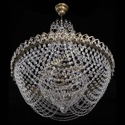 Люстра Ника Лепестки №5 под бронзу в Самаре Гусь Хрустальный