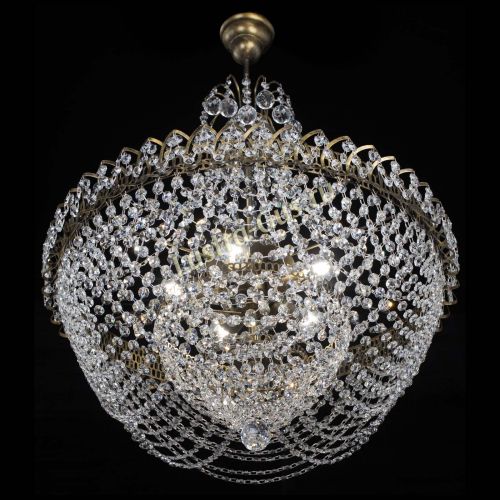 Люстра Ника Лепестки №5 под бронзу в Самаре Гусь Хрустальный