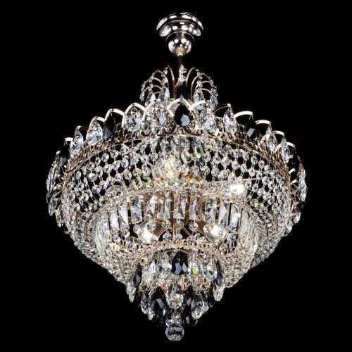 Люстра Ника подвесная Черная в Самаре Гусь Хрустальный