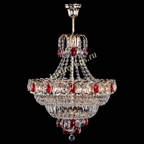 Люстра Ника подвесная Красная в Самаре Гусь Хрустальный