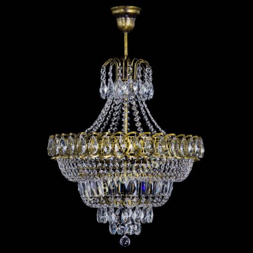 Люстра Ника №5 подвесная под бронзу в Самаре Гусь Хрустальный