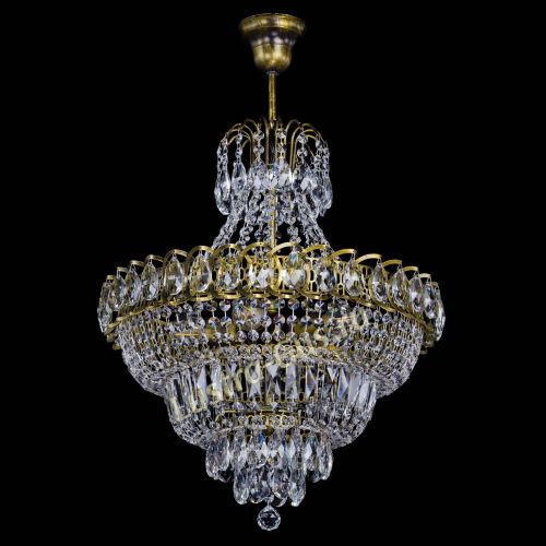 Люстра Ника №5 подвесная под бронзу в Самаре Гусь Хрустальный