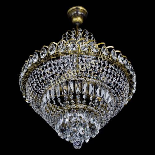 Люстра Ника №5 подвесная под бронзу в Самаре Гусь Хрустальный