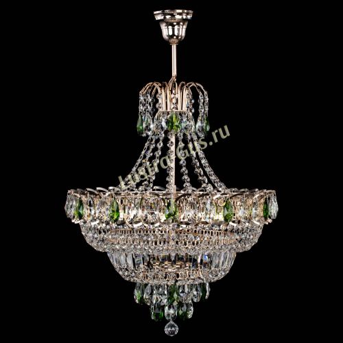 Люстра Ника подвесная Зеленая в Самаре Гусь Хрустальный