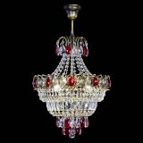 Люстра Ника Красная под бронзу, диаметр - 400 мм, Люстры Гусь Хрустальный Люстра Ника Красная под бронзу, диаметр - 400 мм, Люстры Гусь Хрустальный