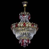 Люстра Ника Красная под бронзу, диаметр - 400 мм, Люстры Гусь Хрустальный Люстра Ника Красная под бронзу, диаметр - 400 мм, Люстры Гусь Хрустальный