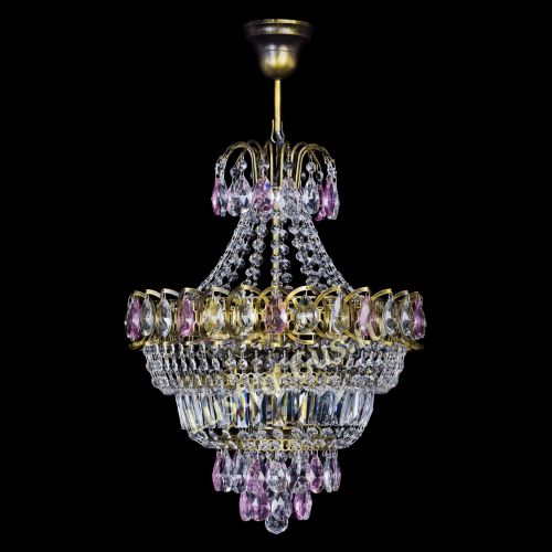 Люстра Ника подвесная Розовая под бронзу в Самаре Люстра Ника подвесная Розовая под бронзу в Самаре