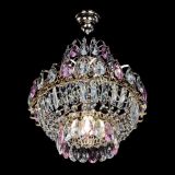 Люстра Ника 1 лампа розовая в Самаре