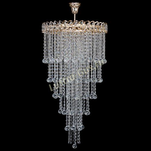 Люстра Октава длинная с подвесом в Самаре Гусь Хрустальный