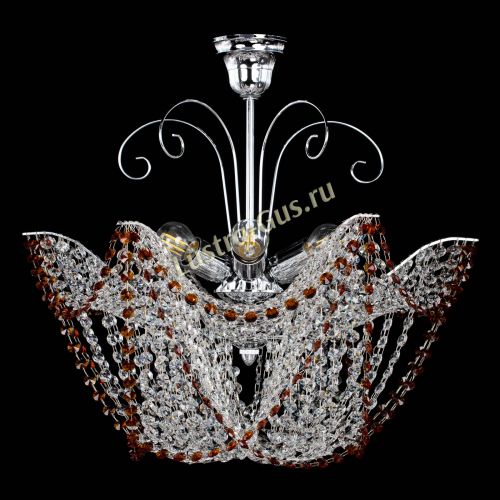 Люстра Орхидея №3 чайная в Самаре Гусь Хрустальный