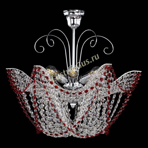 Люстра Орхидея №3 красная в Самаре Люстра Орхидея №3 красная в Самаре