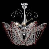 Люстра Орхидея №3 красная в Самаре Люстра Орхидея №3 красная в Самаре