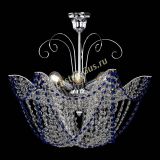 Люстра Орхидея №3 синяя в Самаре