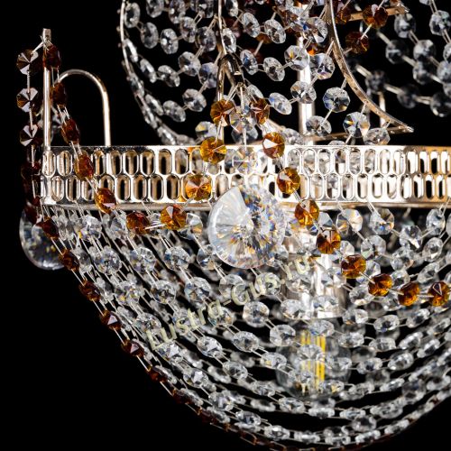 Люстра Парусник №1 чайный в Самаре Гусь Хрустальный