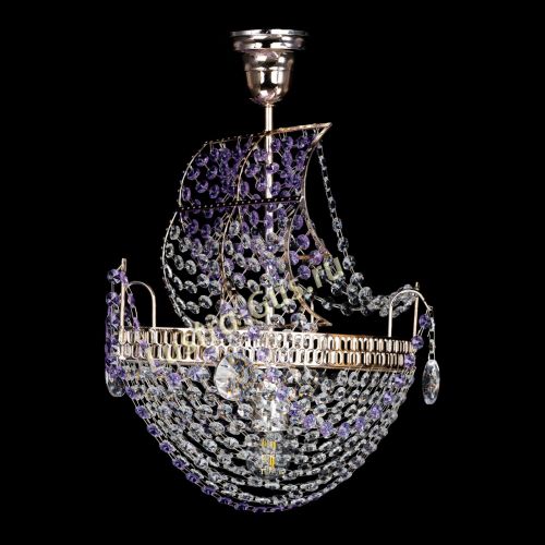 Люстра Парусник №1 фиолетовый в Самаре Люстра Парусник №1 фиолетовый в Самаре