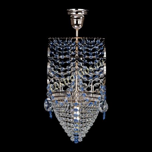 Люстра Парусник №1 синий в Самаре Гусь Хрустальный