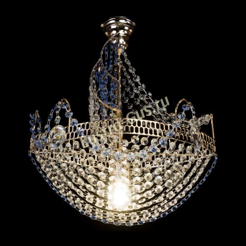 Люстра Парусник №1 синий в Самаре Гусь Хрустальный