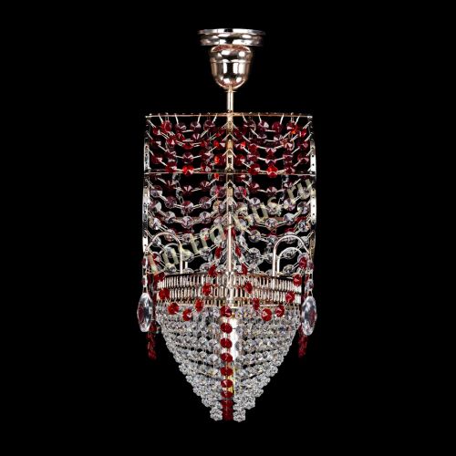 Люстра Парусник №1 красный в Самаре Гусь Хрустальный