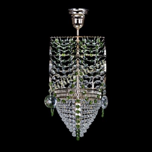 Люстра Парусник №1 зеленый в Самаре Гусь Хрустальный