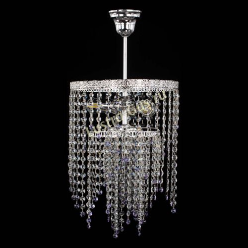 Люстра Токката Капель №3 фиолетовая в Самаре Гусь Хрустальный