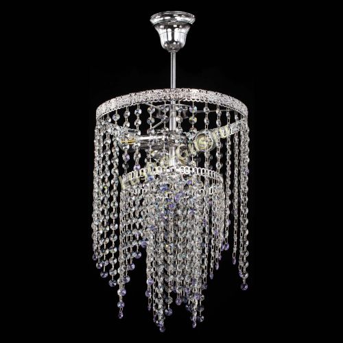 Люстра Токката Капель №3 фиолетовая в Самаре Гусь Хрустальный